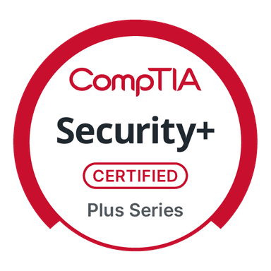 CompTIA Security+ badge — CompTIA