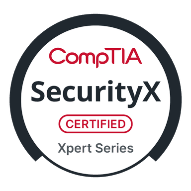 CompTIA Advanced Security Practitioner (CASP+) badge — CompTIA