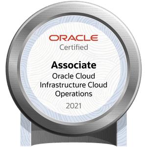 OCI Cloud Operations Professional badge — Oracle